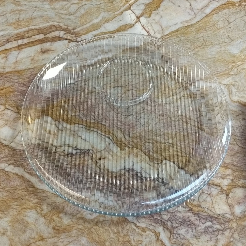 Clear Glass Platter